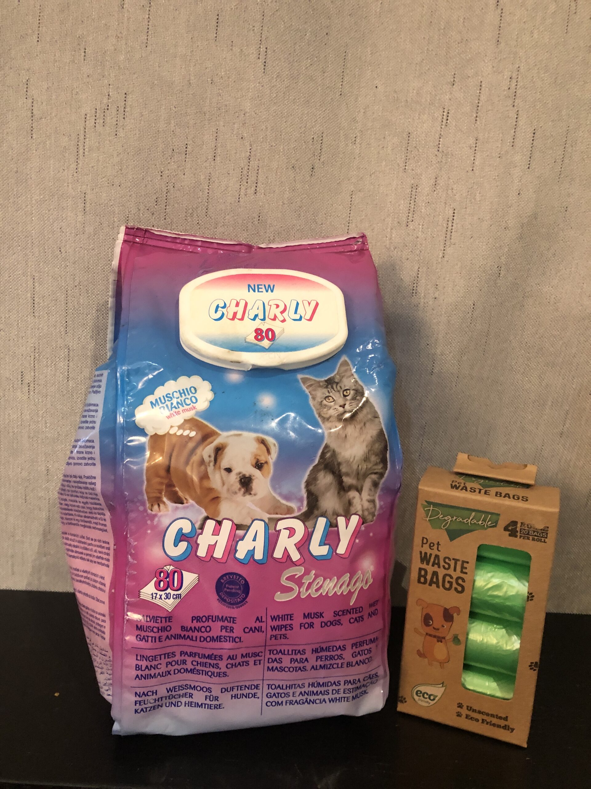 Pet Wipes & Waste Bag